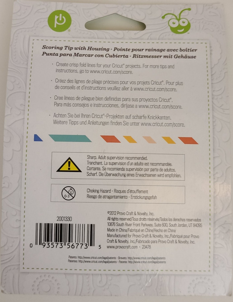 Cricut Scoring Tip with Housing Creates Crisp Fold Lines for your Project