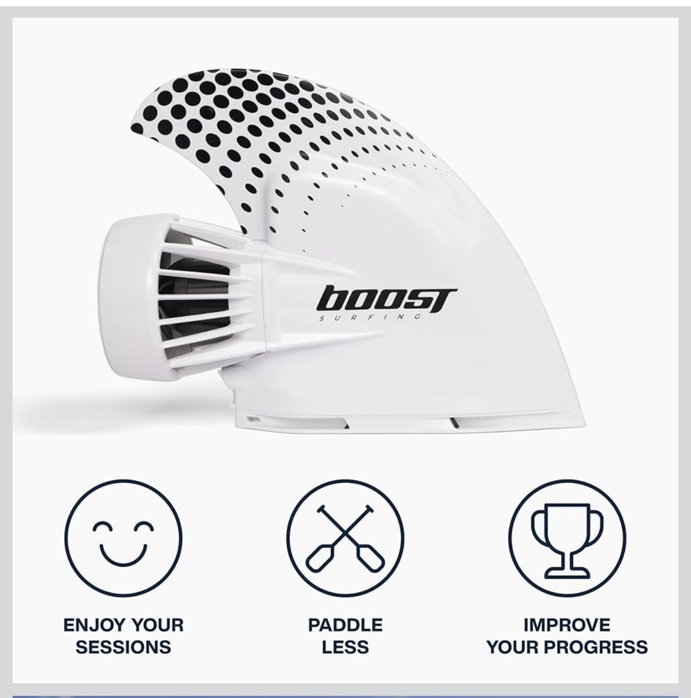 Boost Surfing Electric Surf Fin - White