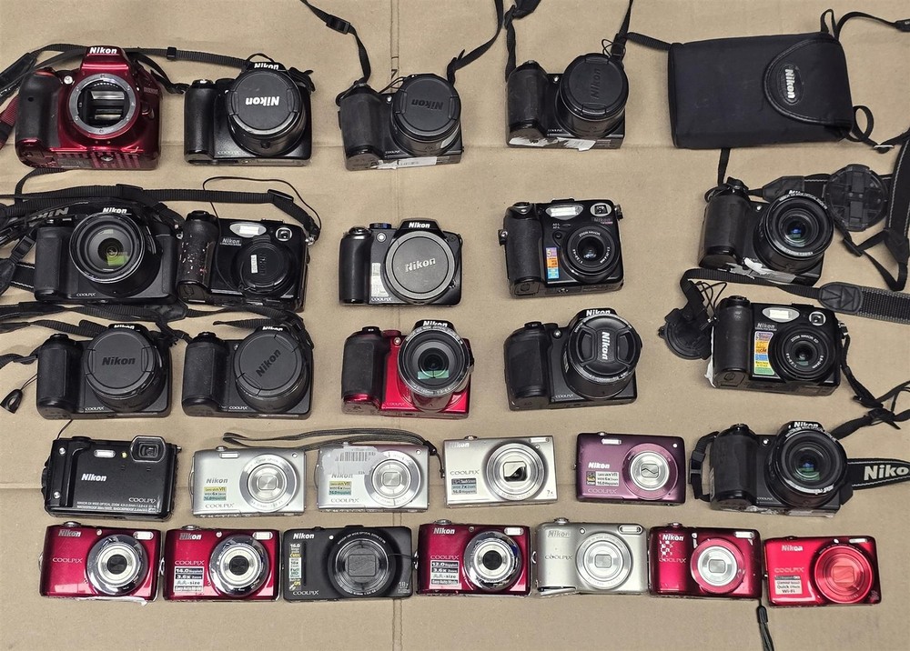 Nikon Camera Lot – 28x Mixed Models