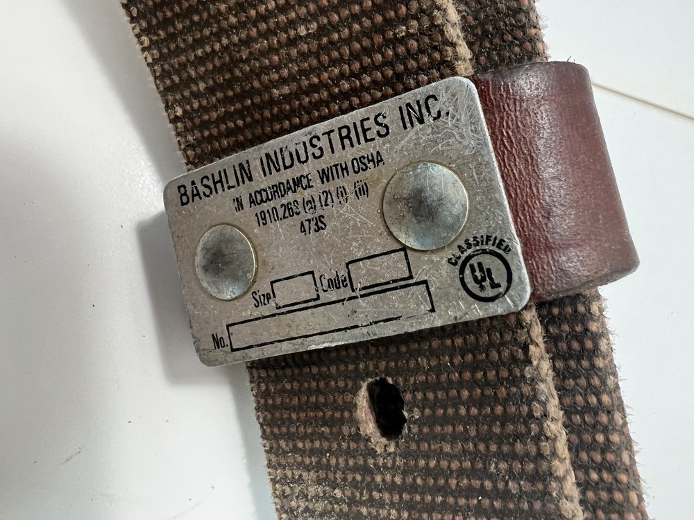 BASHLIN Lineman Climbing Belt Bashlin 5692