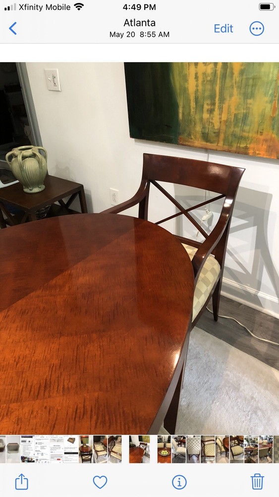 Baker Archetype Set Of Six Dining Chairs