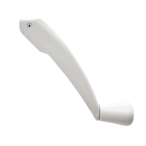 Casement Window Crank Handle Replacement - Low Profile, Durable White Finish, Fi