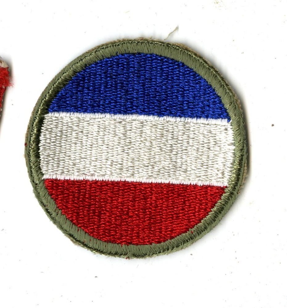 Army Ground Forces White Back Patch WWII Original