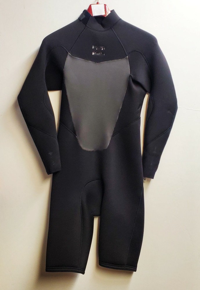 BILLABONG Men's 2/2 ABSOLUTE COMP BZ L/S Spring Suit - BLK - Small - NWT