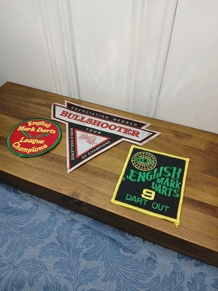 English Mark Darts Sticker & Patchs