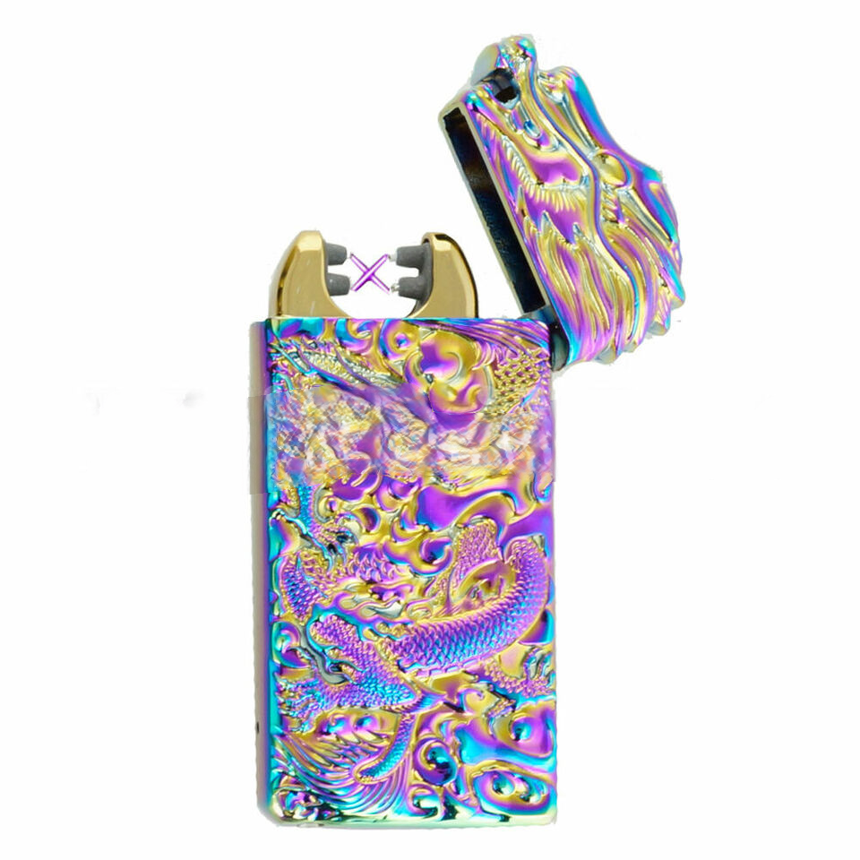 Dragon Shake Electronic Pulse Dual Arc Plasma Lighter with USB Rechargeable RB