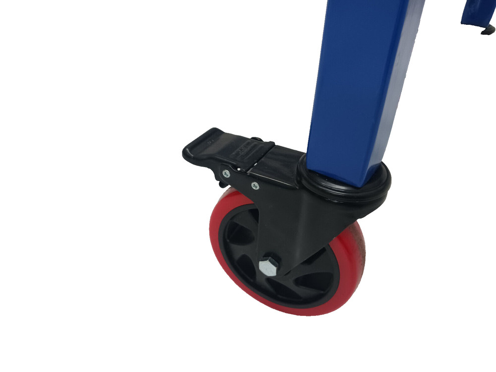 Portable Cable Dispenser, Double Spool Cart with three position handle