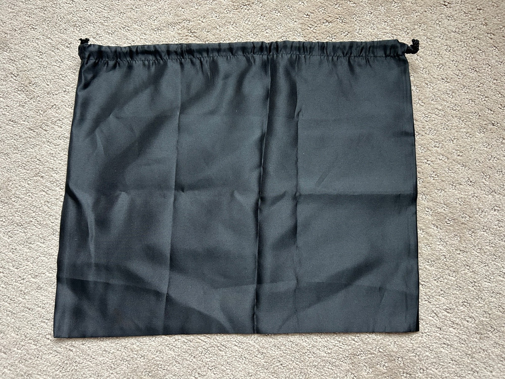 Coach Black Duster Sleeper Bag New 13" x16" Drawstring Storage Protector