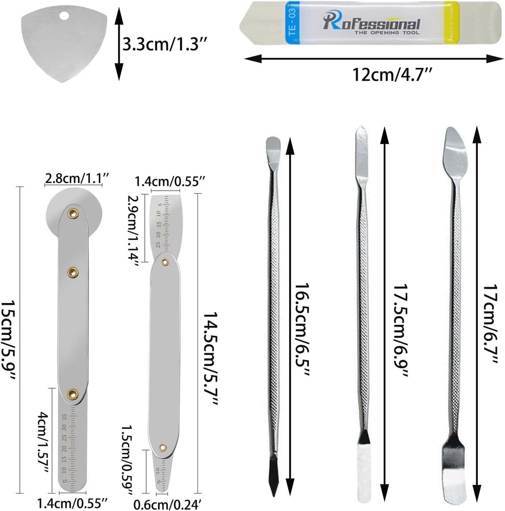 Ergonomic 8-Piece Spudger Tool Kit - Precision Tools for Smartphones & Tablets