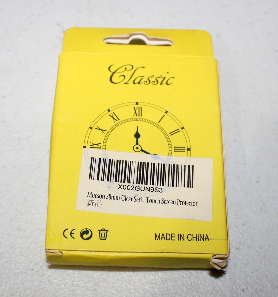 Mucson Touch Screen Protector 38mm Classic Watchband Case