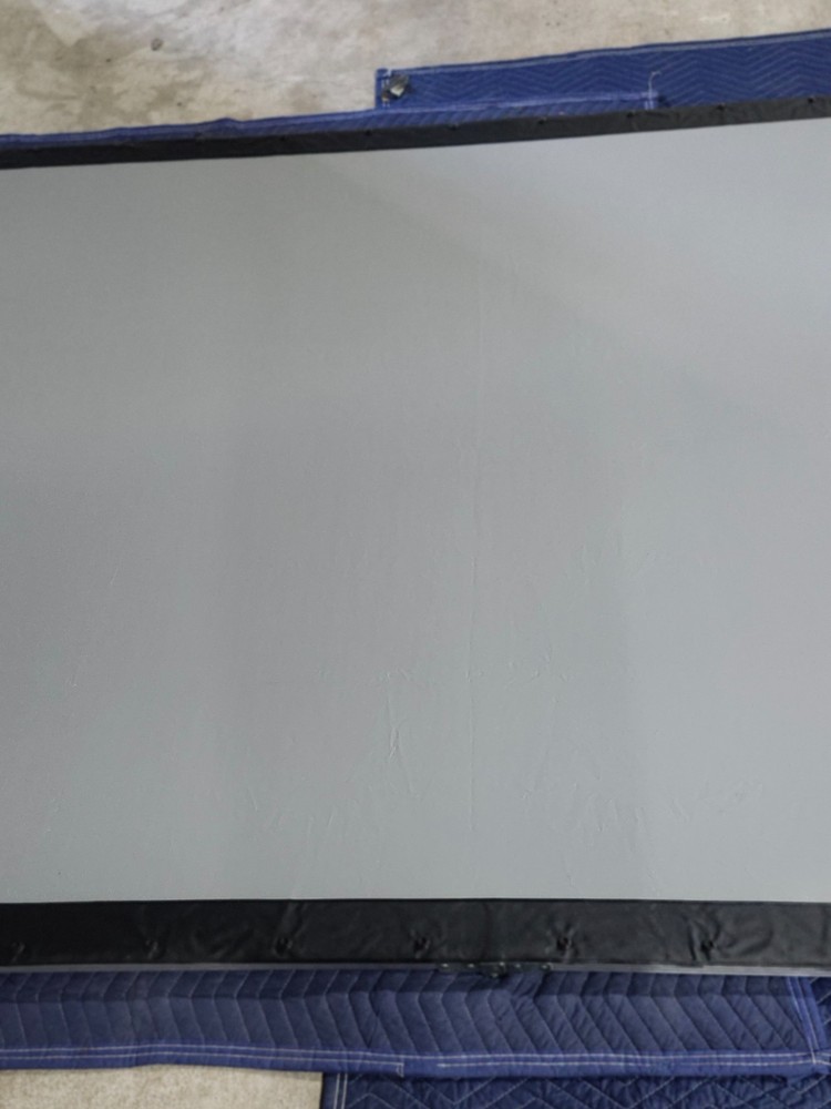 Da lite Fast Fold 5x7 Rear Projection Screen Surface & Leather Bag - Very Clean