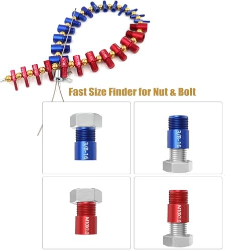 Nut and Bolt Thread Checker,Thread Checker Nut & Bolt -26 Bundle Thread