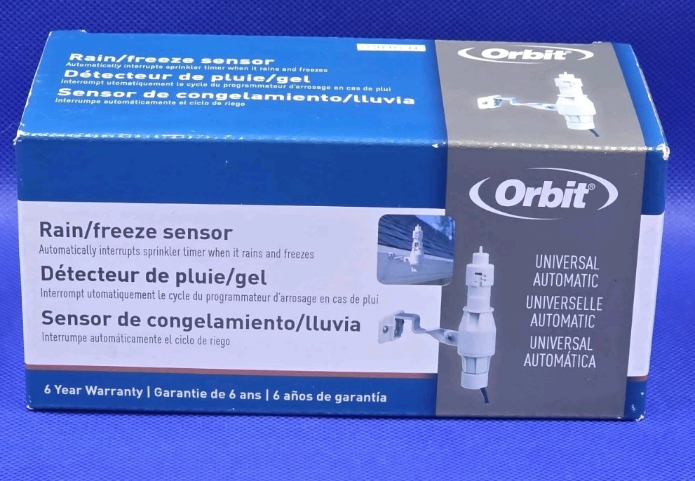 Orbit 57069 Rain/Freeze Sensor Universal Automatic-Open Box New