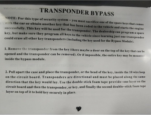 12V Universal Car Alarm Transponder, Bypass Module, Immobilizer...