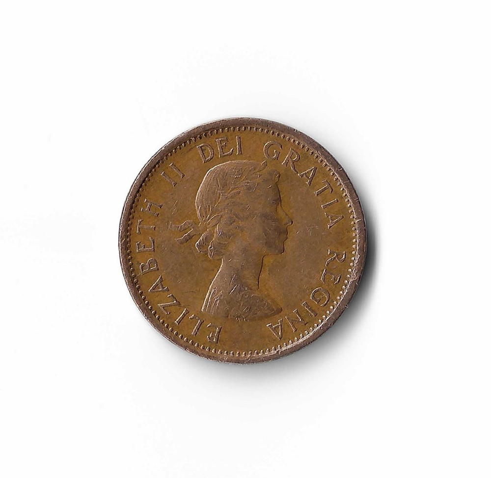 1957 Canada - 1 Cent - 422 - Bronze - 3.2g
