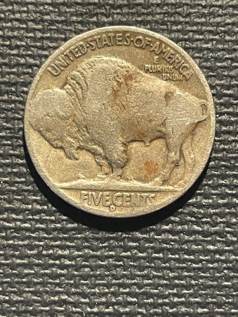 1936-D 5C Buffalo Nickel - 007