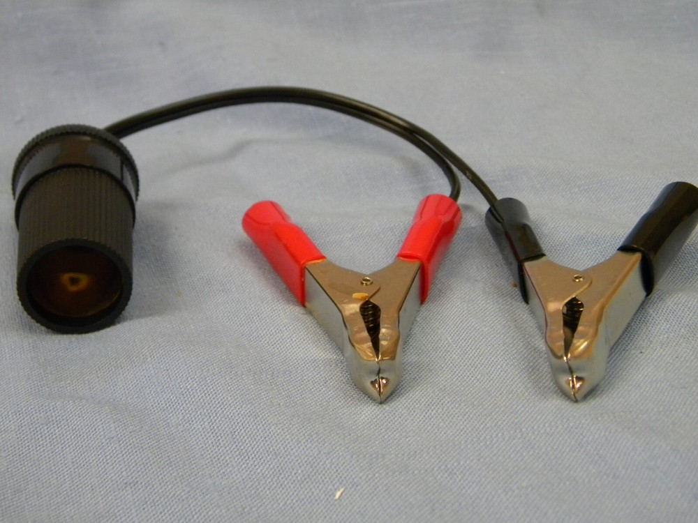 12 volt Socket Connector Direct to Battery Cigarette Lighter Type Socket