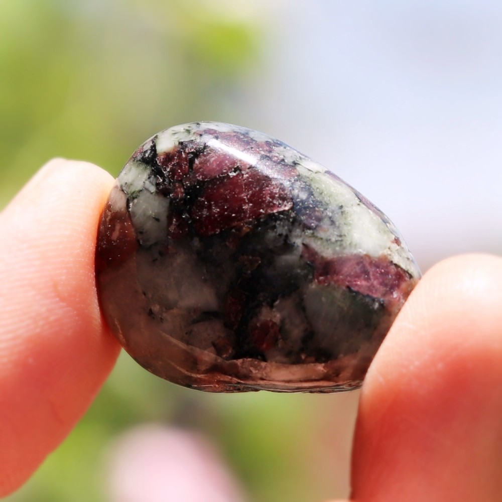 Polished Eudialyte, Fluorescent Mineral (EUD33)