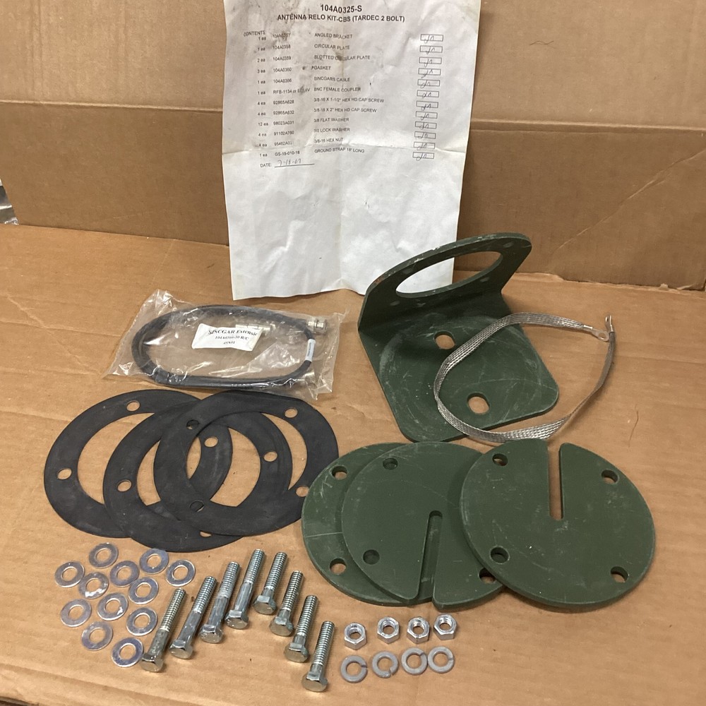 Antenna relocation kit/tarder 2-bolt pn#104A0325S
