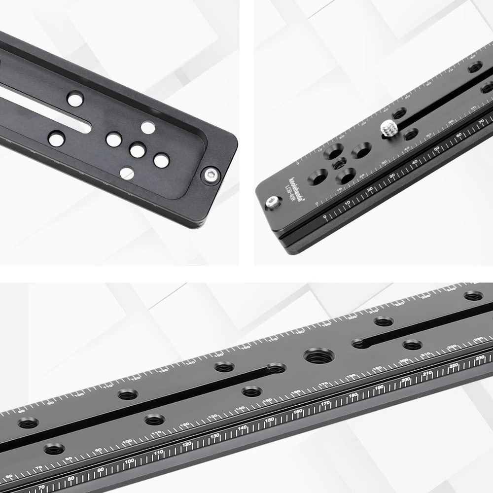 Koolehaoda 400mm Rail Plate Multi-Purpose Dual Rail Quick Release Plate