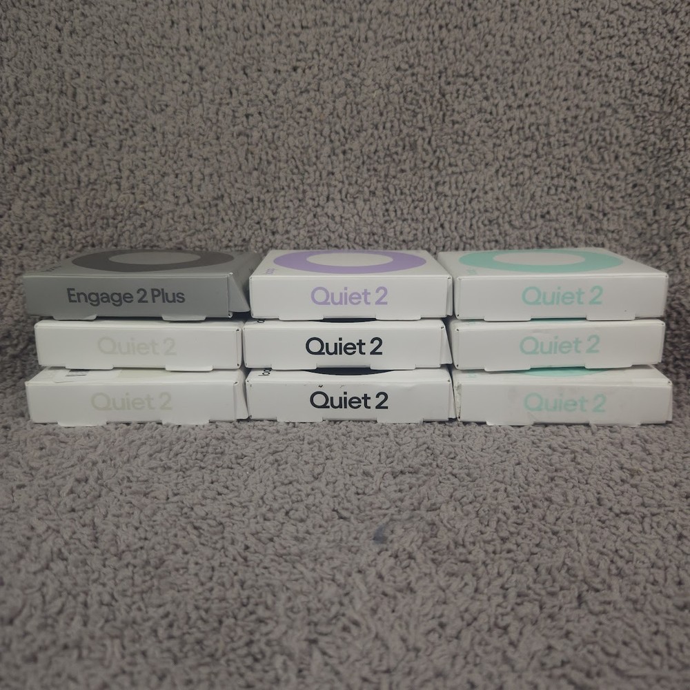 8 Loop Earplugs Quiet 2 Engage 2 Plus - 1 Violet 3 Mint 2 Black 1 Dusk 2 White