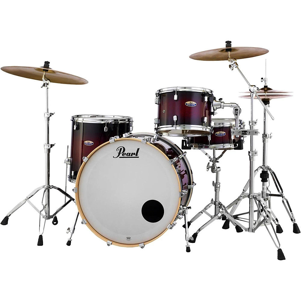Pearl Decade Maple 3-Piece Shell Pack Gloss Deep Red Burst