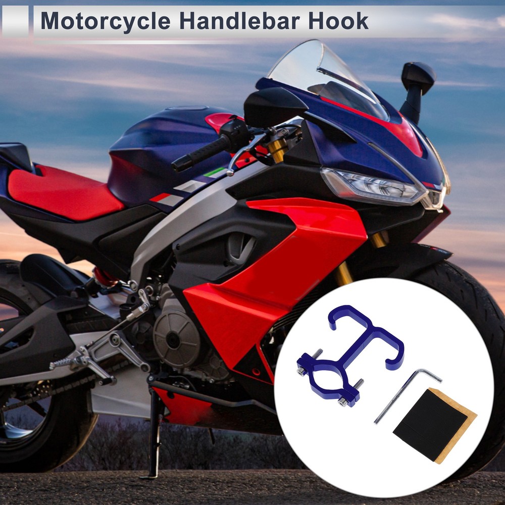 Alluper Motorcycle Compass Hook for Minio 1 Set Blue