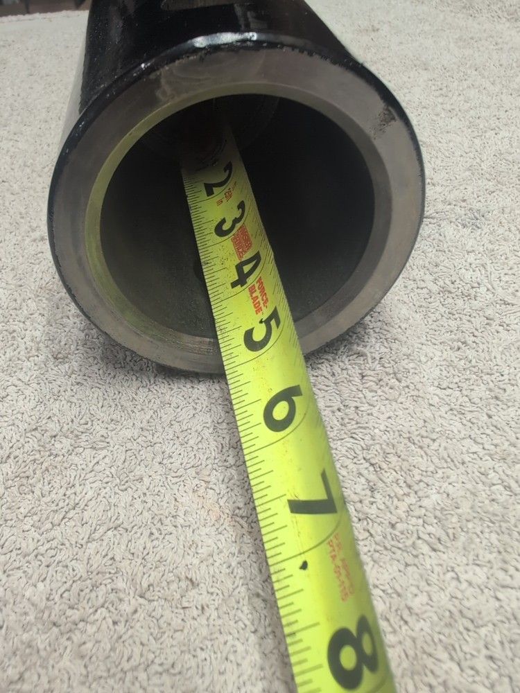2-9/16" Round to 2" Round Auger Bit Post Hole Digger Adapter Conversion 7/8" Pin