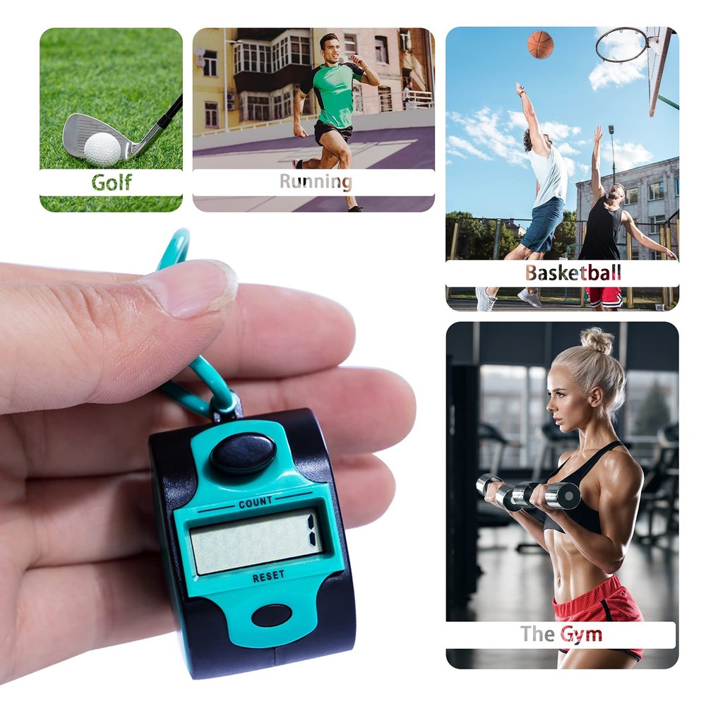 5Digit Manual Digital Clicker Counters for Row, Golf, Crochet & Knitting 4