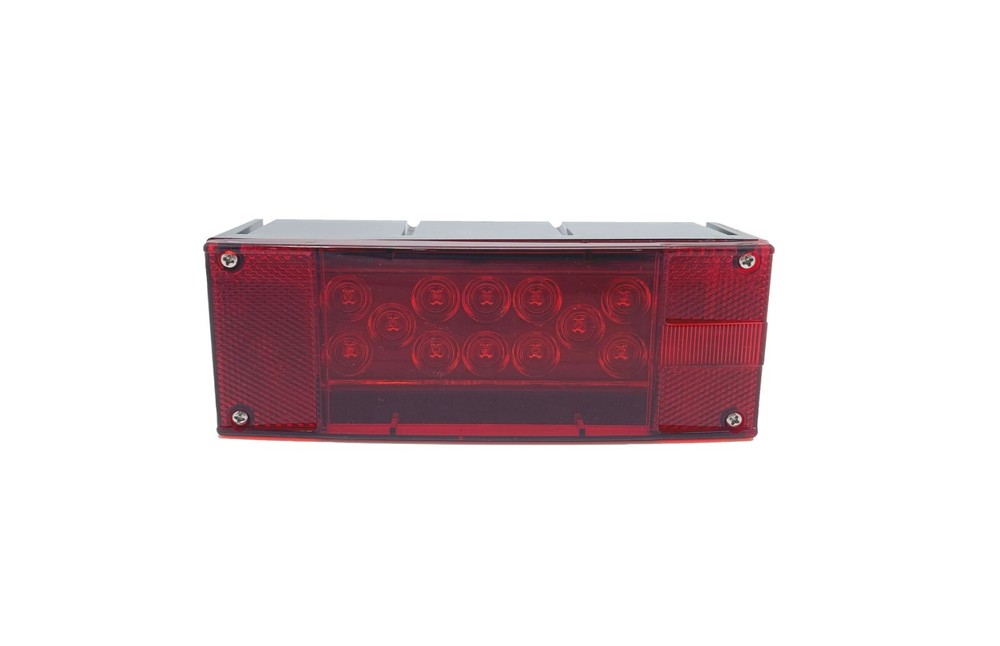 12V LED Rectangle Submersible Trailer Tail Light Replacement Right Curb Side