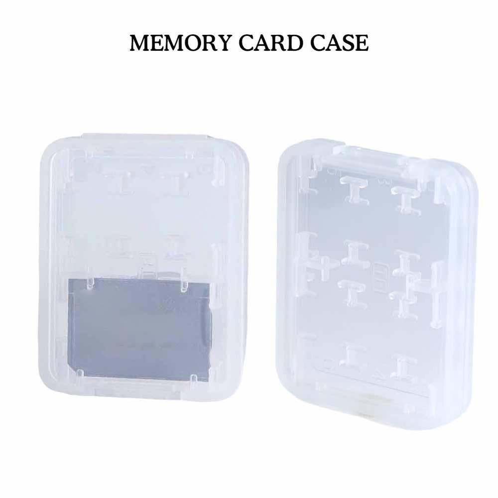 1 PC Protector Holder Micro Box For SD SDHC TF MS Memory Card Storage Case X4W5