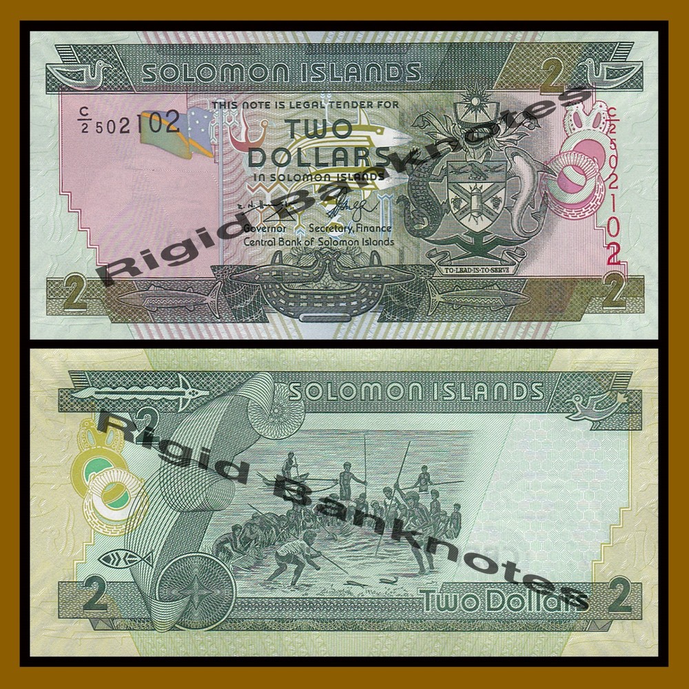 Solomon Islands 2 Dollars, 2004 P-25 Unc