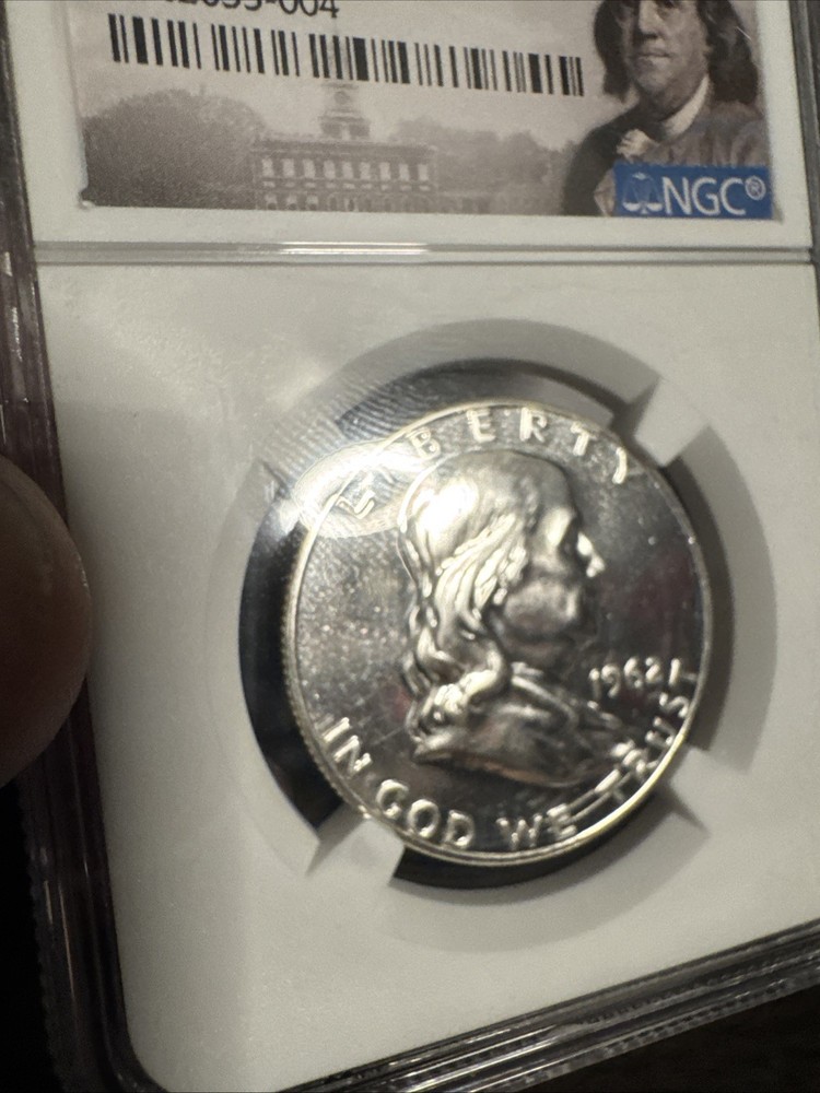 1962 Franklin Silver Half Dollar - NGC PF69