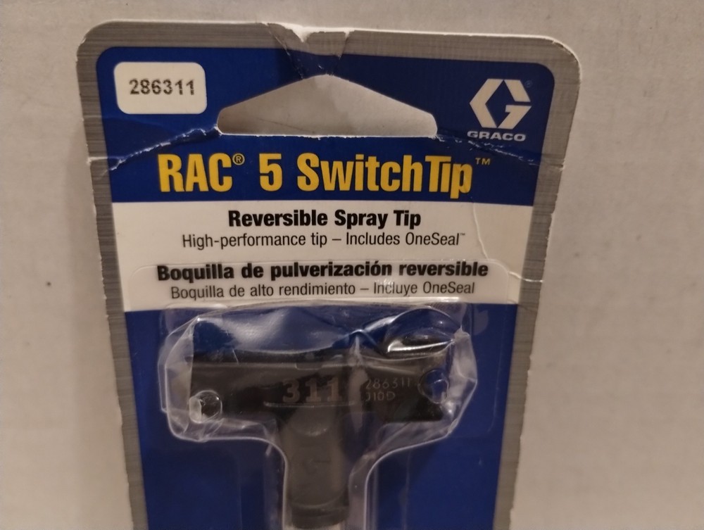 Graco 286311 RAC 5 Switch Tip Reversible Airless Spray Tip 311