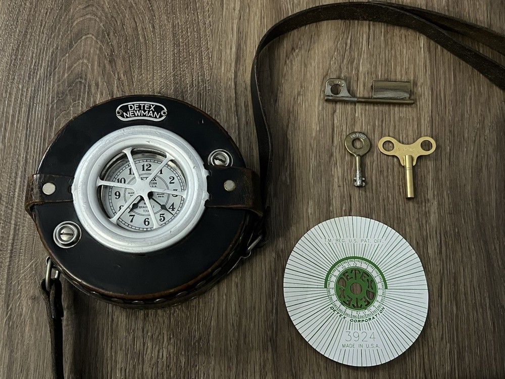 Refurbished  1977  Detex Watchman Clock