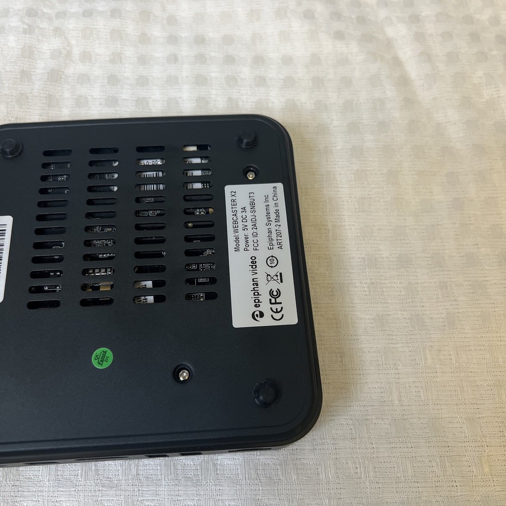 Epiphan Webcaster X2 - Encoder for Facebook, YouTube, etc. *For Parts*