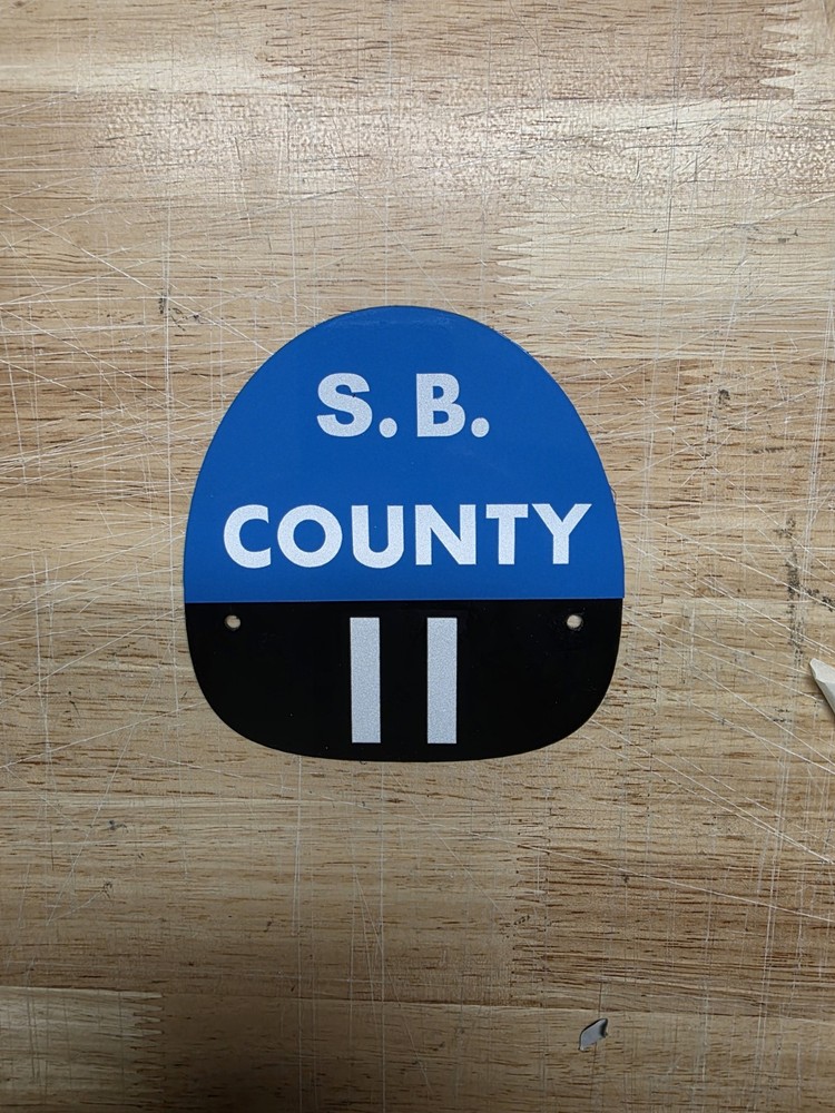 SB COUNTY 11 FIRE HELMET SHIELD