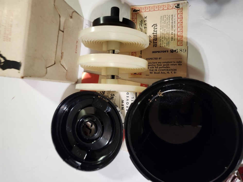Vintage FR Developing Tank Special Model 2 Adjustable 35mm To 116
