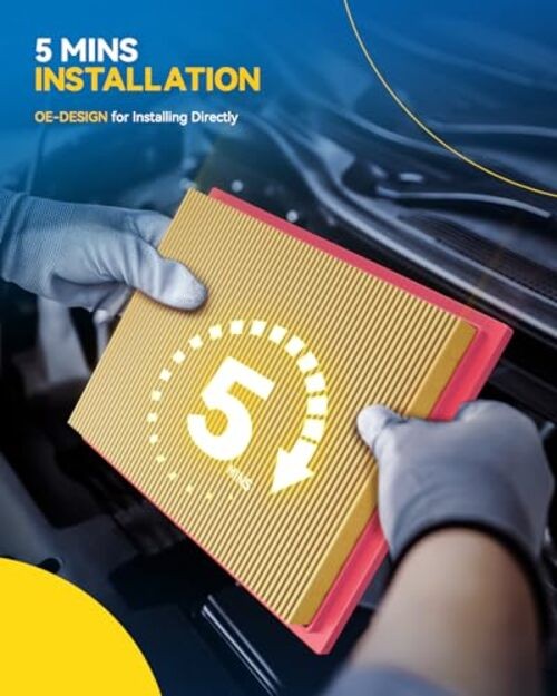 Engine air filter CA12654 Replacement for PRIUS 2.0L 2024 2023, PRIUS AWD-E