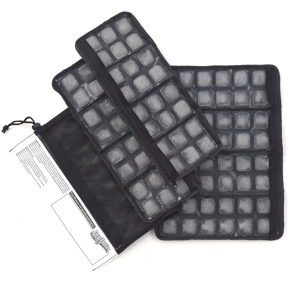 Flexifreeze Ice Vest Extra Ice Panels Pack For Continuous Cooling Black