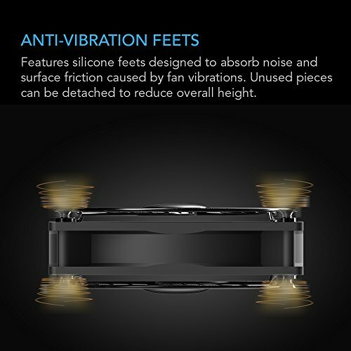 Ultra Quiet BEST AC-Powered Component Cooling Muffin Fan w/ Multi Speed Control