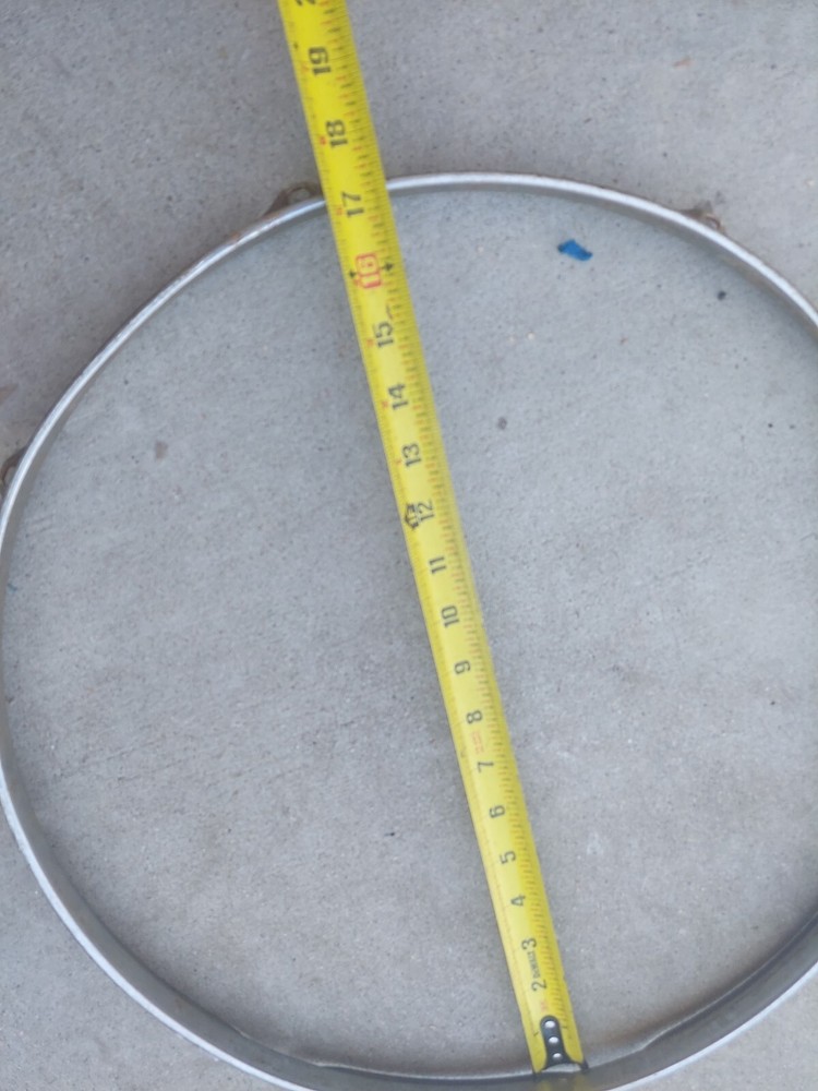 Hoop 16” 8 Lug Batter Hoop Rusty