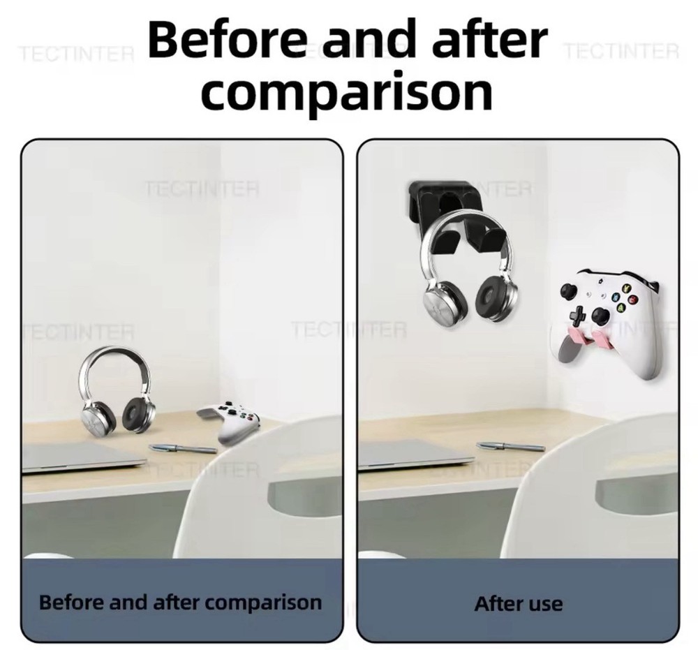 For Switch Pro/PS5/PS4/Xbox One Wall Mount Rack Bracket Hanger Holder Stand
