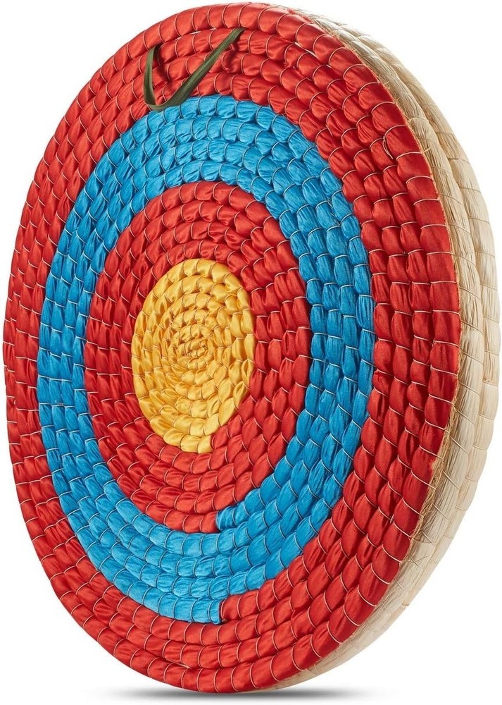 Eco-Friendly Handcrafted Straw Target - Perfect for Recurve & Compound Bows