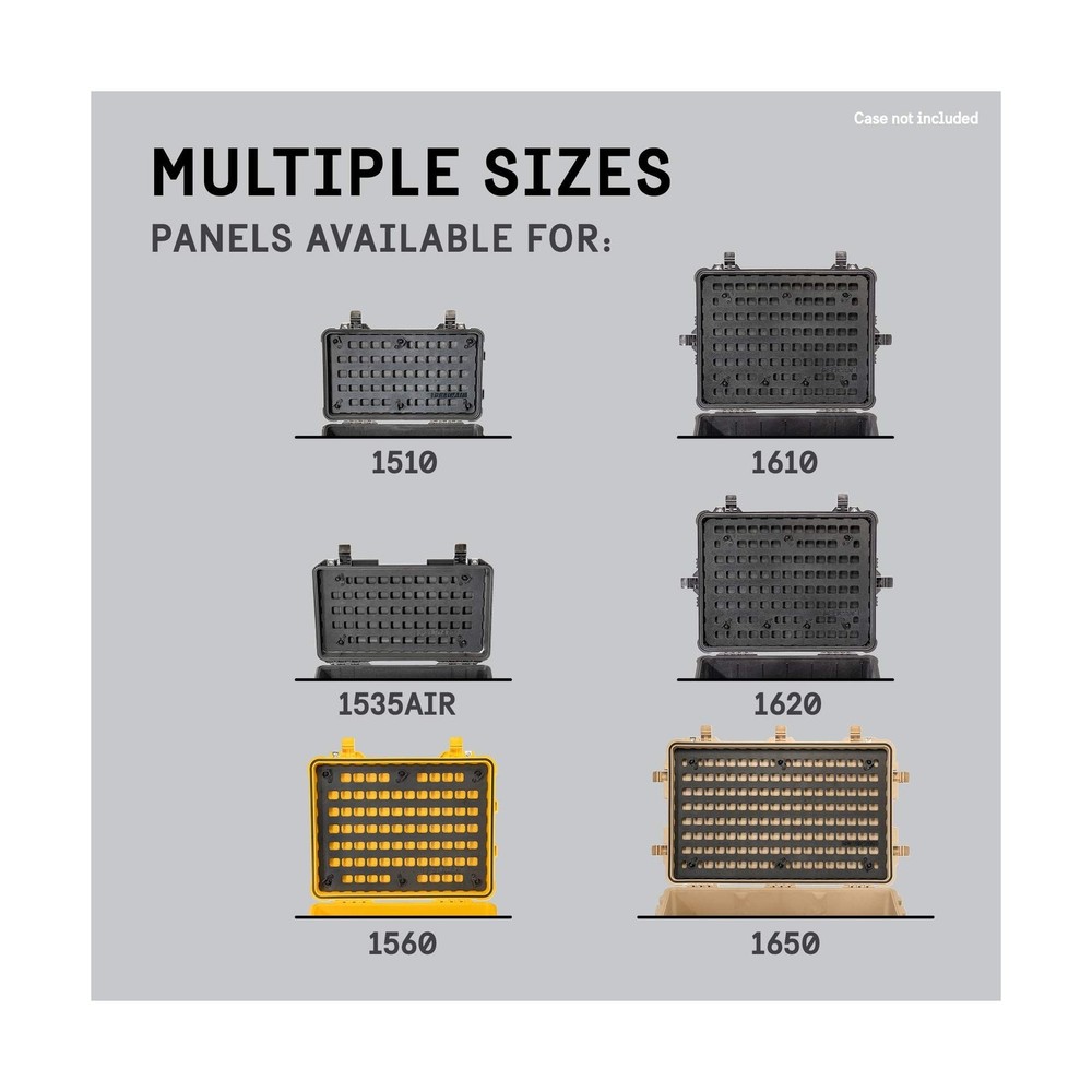 Pelican 1650 Case Molle Panel 1650 Molle Panel