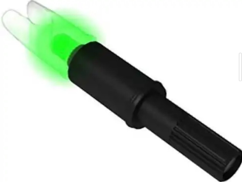 NAP Thunderglo Illuminated Nocks Green 6 Pack