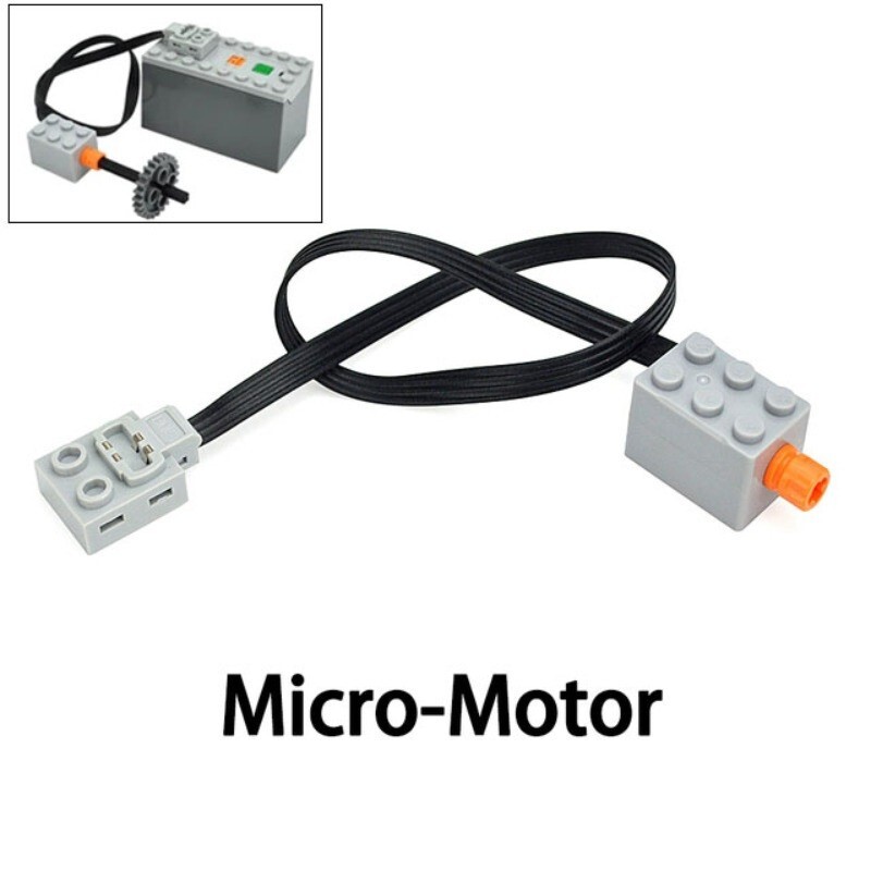 2pcs Lego Technic Micro Motor + AAA Battery Box Power Function Building Blocks