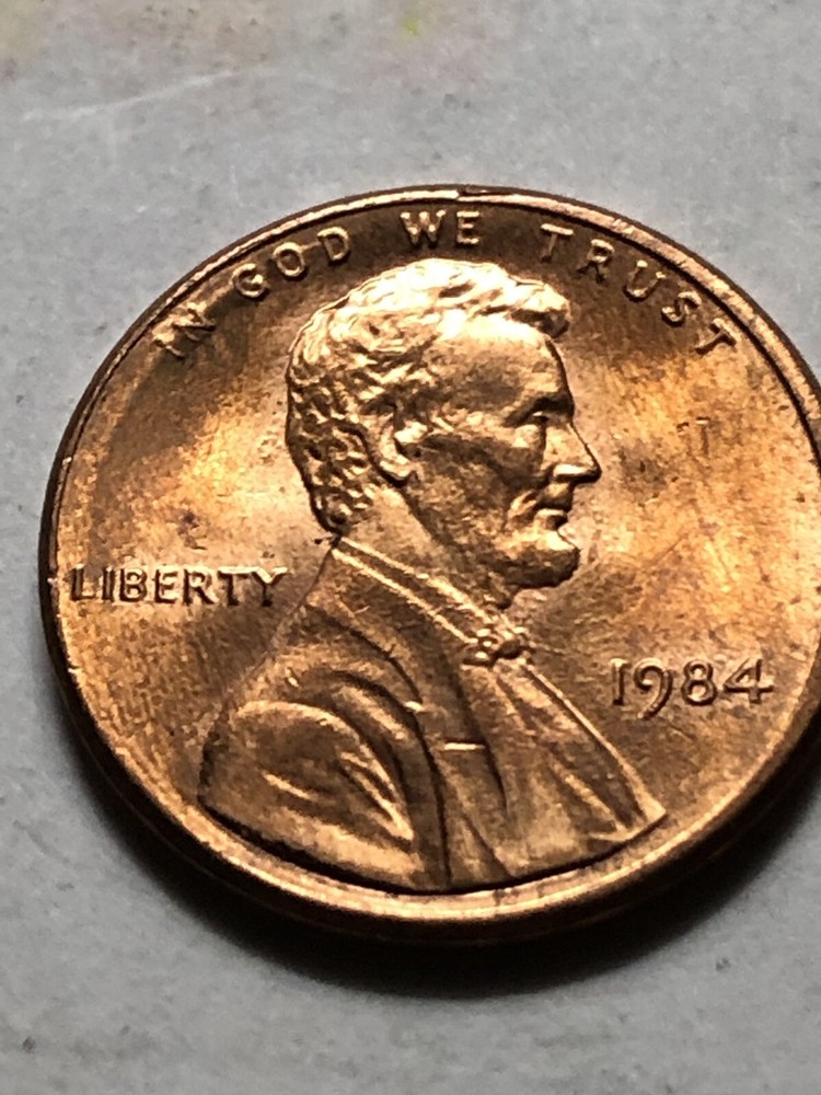 1984 Lincoln Cent Broadstrike Error Great Collector Coin Lot U30
