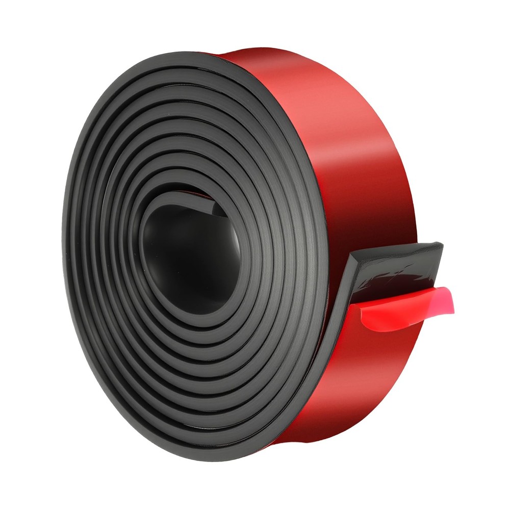 Neoprene Rubber Strips 2" Wide x 5/16" Thick x 10' Long, Self Adhesive Solid ...