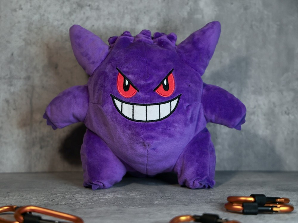 Gengar Pokemon Chalk Bag | Ghost-Type Plush Climbing Bag
